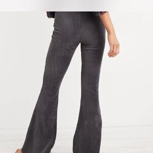 Aerie Charcoal Ribbed Pants